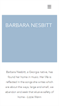 Mobile Screenshot of barbaranesbitt.com